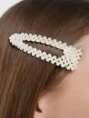 Серый жемчужная заколка для волос