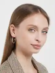 Серьги женские бижутерия, сережки кольца