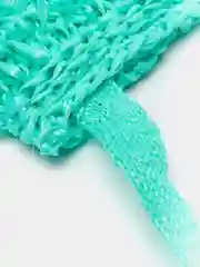 Бирюзовый мочалка для тела