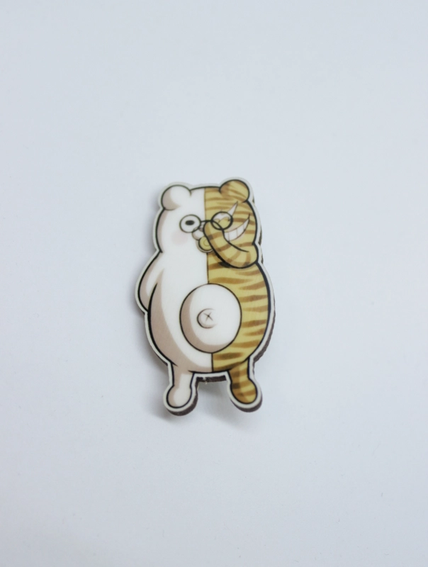 Значок деревянный по аниме "Данганронпа / Danganronpa"
