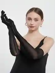 Длинные сетчатые перчатки