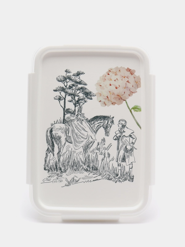 Контейнер для СВЧ "Toile de jouy"