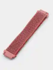 Кораллово-розовый ремешок на липучке Плетеный нейлоновый/для Xiaomi Amazfit Bip/Huawei/Samsung 20 мм(не22мм)
