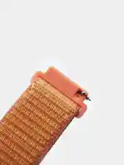 Оранжевый ремешок на липучке Плетеный нейлоновый/для Xiaomi Amazfit Bip/Huawei/Samsung 20 мм(не22мм)
