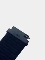 Черный ремешок на липучке Плетеный нейлоновый/для Xiaomi Amazfit Bip/Huawei/Samsung 20 мм(не22мм)
