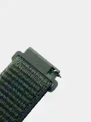 Зелёный хаки ремешок на липучке Плетеный нейлоновый/для Xiaomi Amazfit Bip/Huawei/Samsung 20 мм(не22мм)