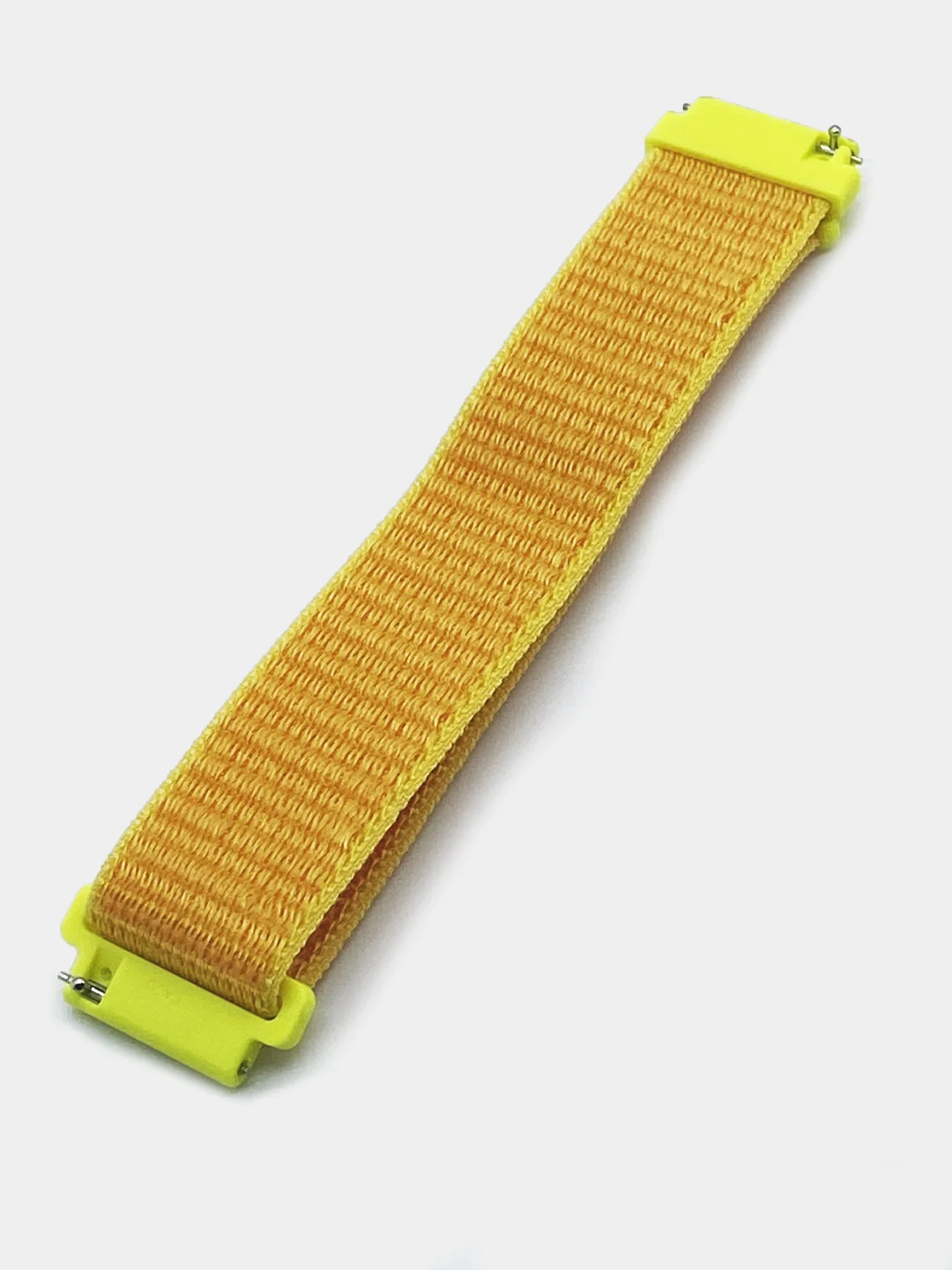 Лимонный ремешок на липучке Плетеный нейлоновый/для Xiaomi Amazfit Bip/Huawei/Samsung 20 мм(не22мм)