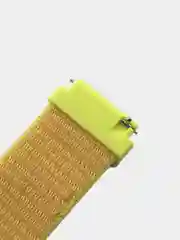 Лимонный ремешок на липучке Плетеный нейлоновый/для Xiaomi Amazfit Bip/Huawei/Samsung 20 мм(не22мм)