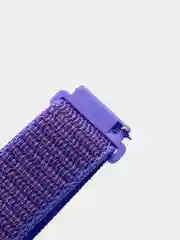 Сиреневый ремешок на липучке Плетеный нейлоновый/для Xiaomi Amazfit Bip/Huawei/Samsung 20 мм(не22мм)
