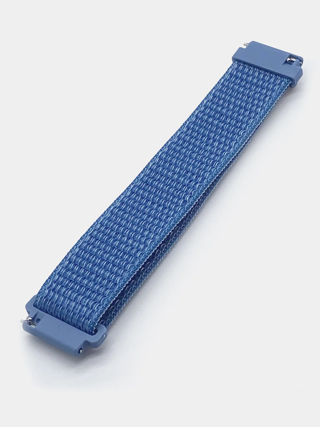 Светло-синий ремешок на липучке Плетеный нейлоновый/для Xiaomi Amazfit Bip/Huawei/Samsung 20 мм(не22мм)