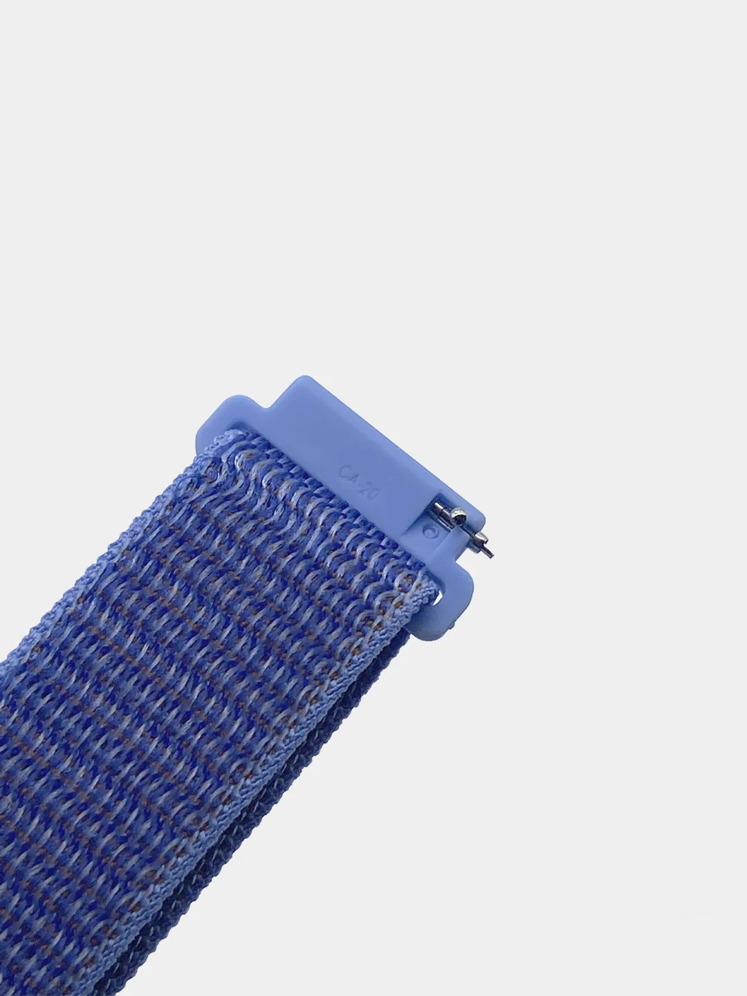 Синий ремешок на липучке Плетеный нейлоновый/для Xiaomi Amazfit Bip/Huawei/Samsung 20 мм(не22мм)
