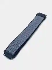 Тёмно-серый ремешок на липучке Плетеный нейлоновый/для Xiaomi Amazfit Bip/Huawei/Samsung 20 мм(не22мм)
