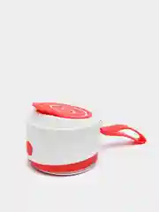 Красный силиконовый складной стакан для напитков Collapsible Coffee Cup 450 мл, 5 цветов