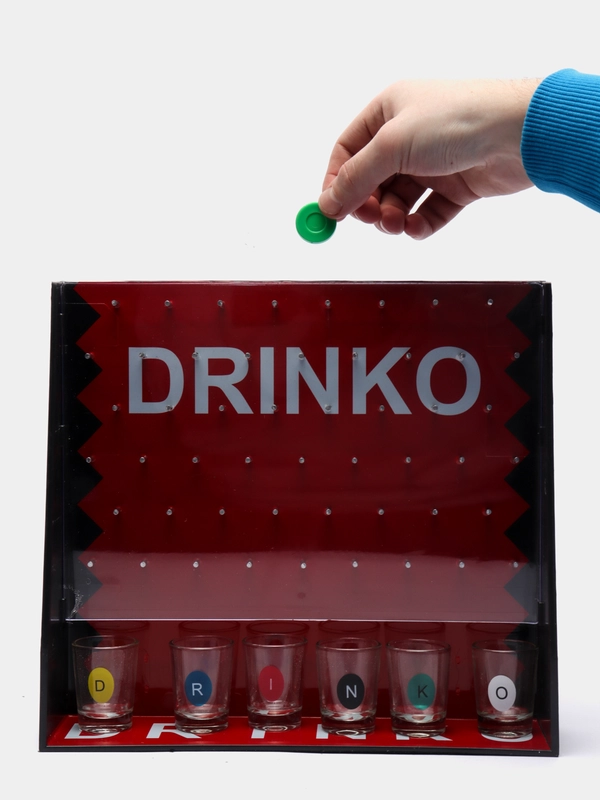 Пьяная игра "Drinko", 6 стопок, 26 х 28 см