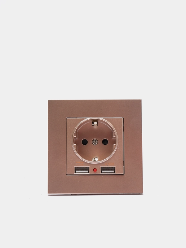 Розетка с USB-портами