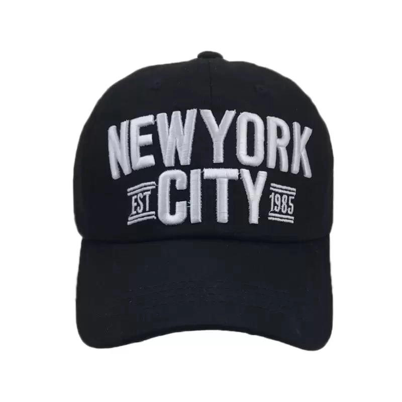 Бейсболка с вышивкой New York City, унисекс, разные цвета