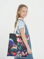 Прозрачный шоппер (сумка) аниме "Клинок, рассекающий демонов", 11 видов