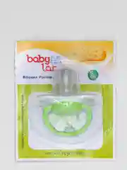 Зеленый соски-пустышки Baby Land силиконовые круглые, 2 шт. 0 мес+