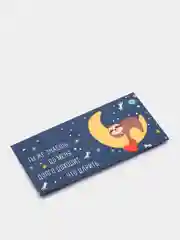 Индиго конверт-открытка для денег