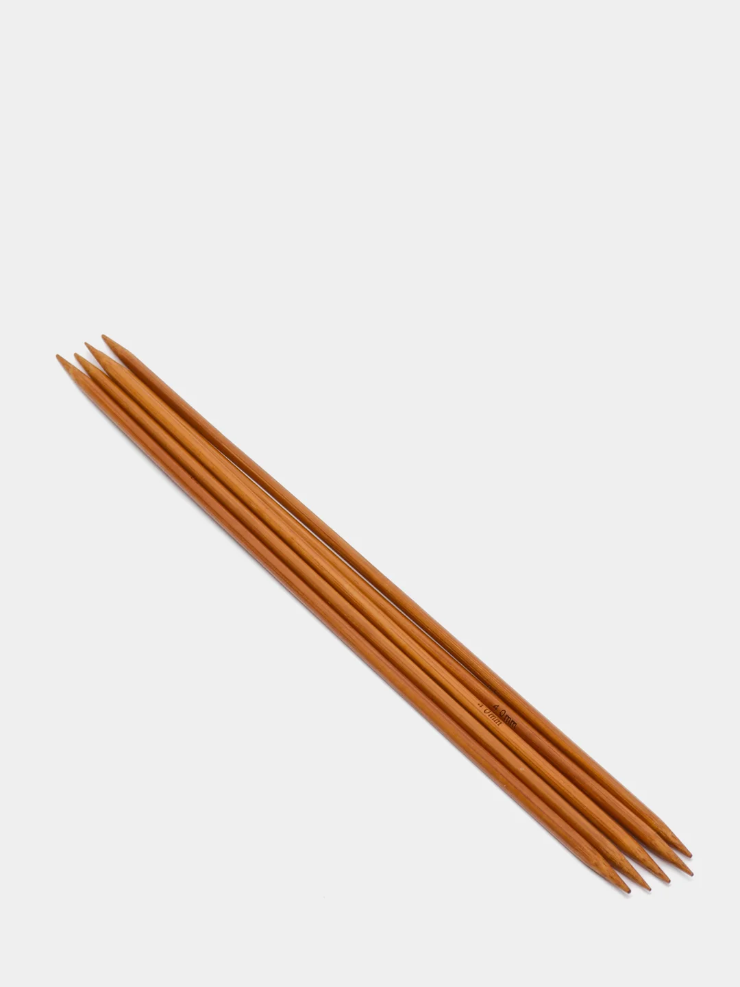 Спицы для вязания, чулочные, d = 4 мм, 25 см, 5 шт