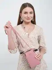 Коралловый сумка женская для телефона, через плечо