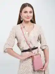 Коралловый сумка женская для телефона, через плечо