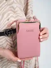 Коралловый сумка женская для телефона, через плечо