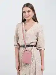 Коралловый сумка женская для телефона, через плечо