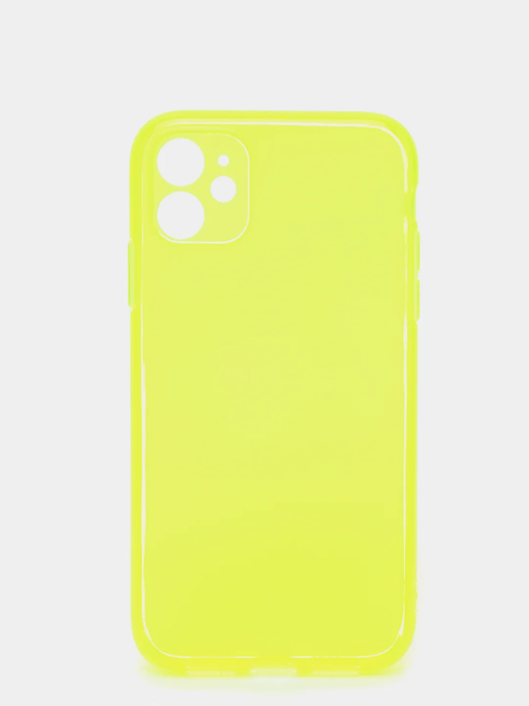 Желтый силиконовый чехол для iPhone 11, iPhone 12
