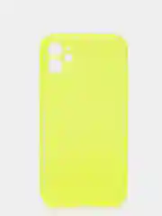 Желтый силиконовый чехол для iPhone 11, iPhone 12