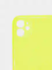 Желтый силиконовый чехол для iPhone 11, iPhone 12