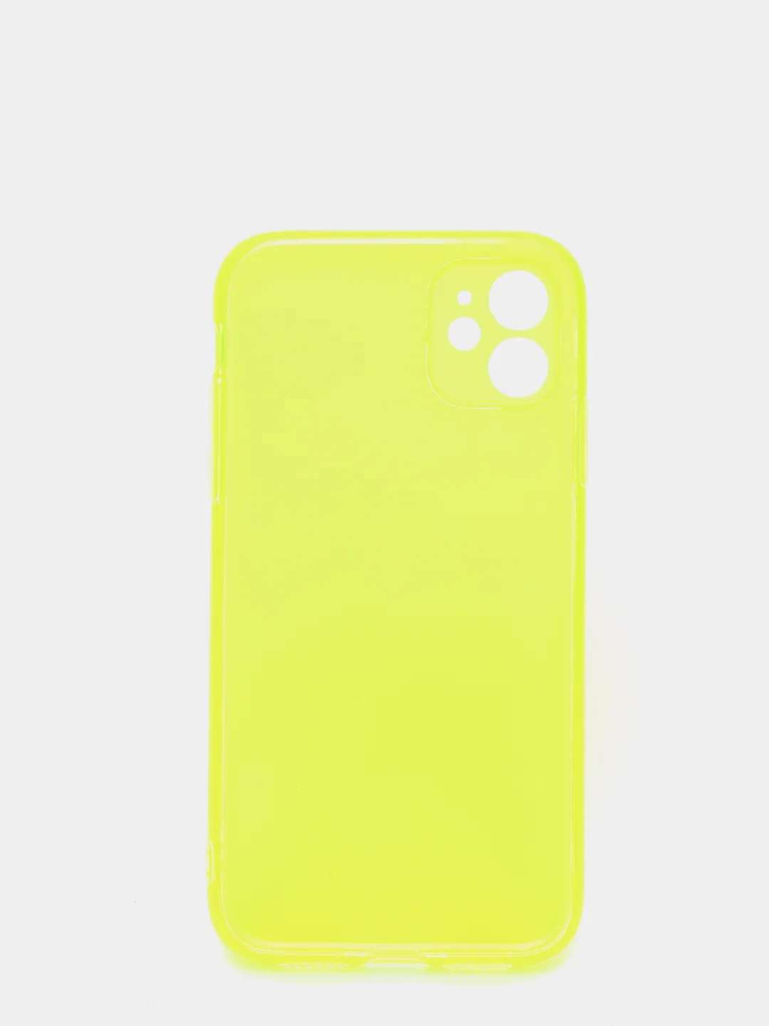 Желтый силиконовый чехол для iPhone 11, iPhone 12