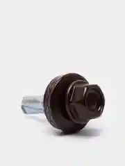 Кровельные саморезы со сверлом 5,5х19, RAL8017 - шоколадно-коричневые