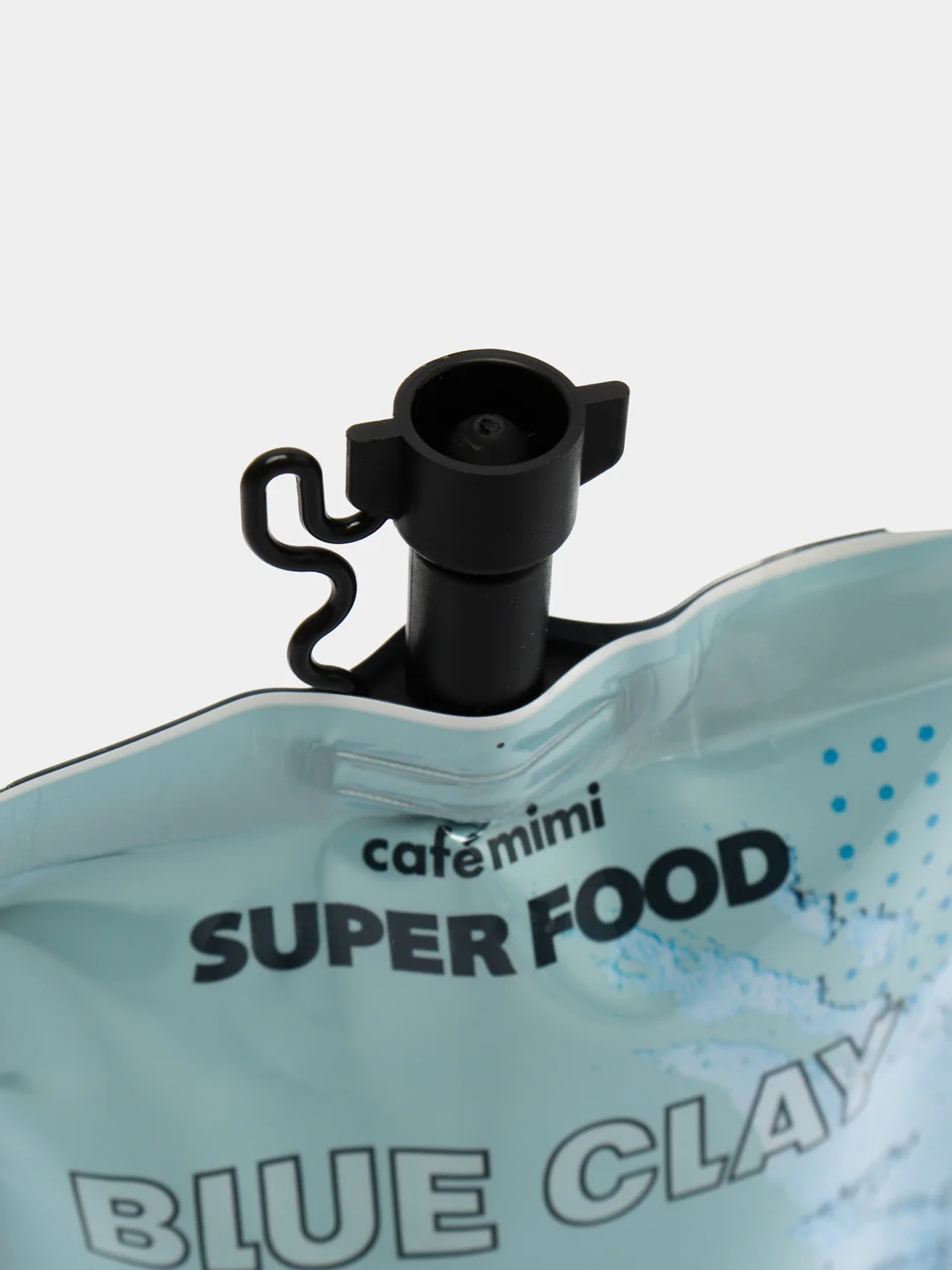 Голубой маска для лица с глиной Cafe Mimi Super Food 3 вида