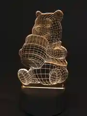 Вишнёвый светильник-ночник 3D светодиодный LED, подарок