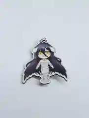 Фиолетовый значок деревянный по аниме "Повелитель / Overlord"
