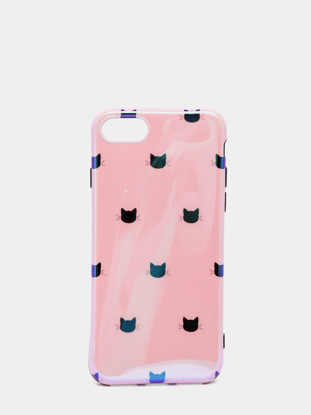 Розовый чехол для iPhone 6/6plus, 7-8 / 7-8plus "Животные"