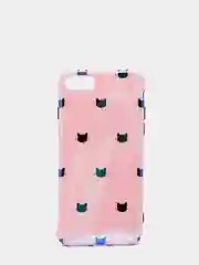 Розовый чехол для iPhone 6/6plus, 7-8 / 7-8plus "Животные"