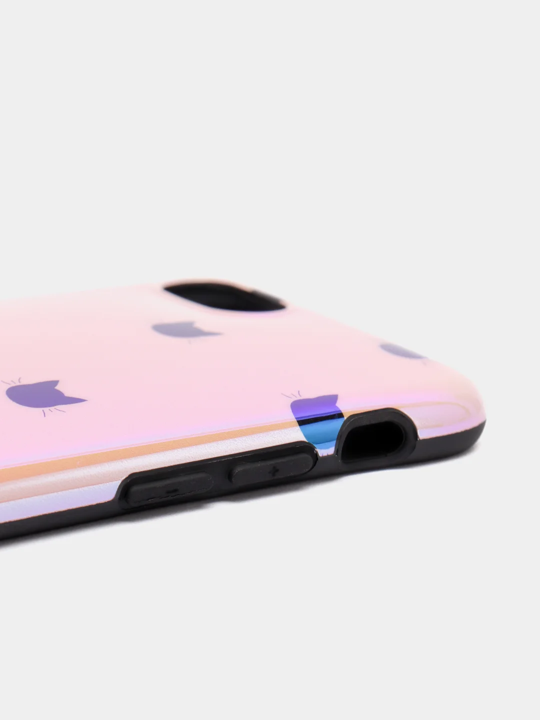 Розовый чехол для iPhone 6/6plus, 7-8 / 7-8plus "Животные"