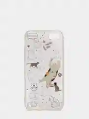 Прозрачный чехол для iPhone 6/6plus, 7-8 / 7-8plus "Животные"