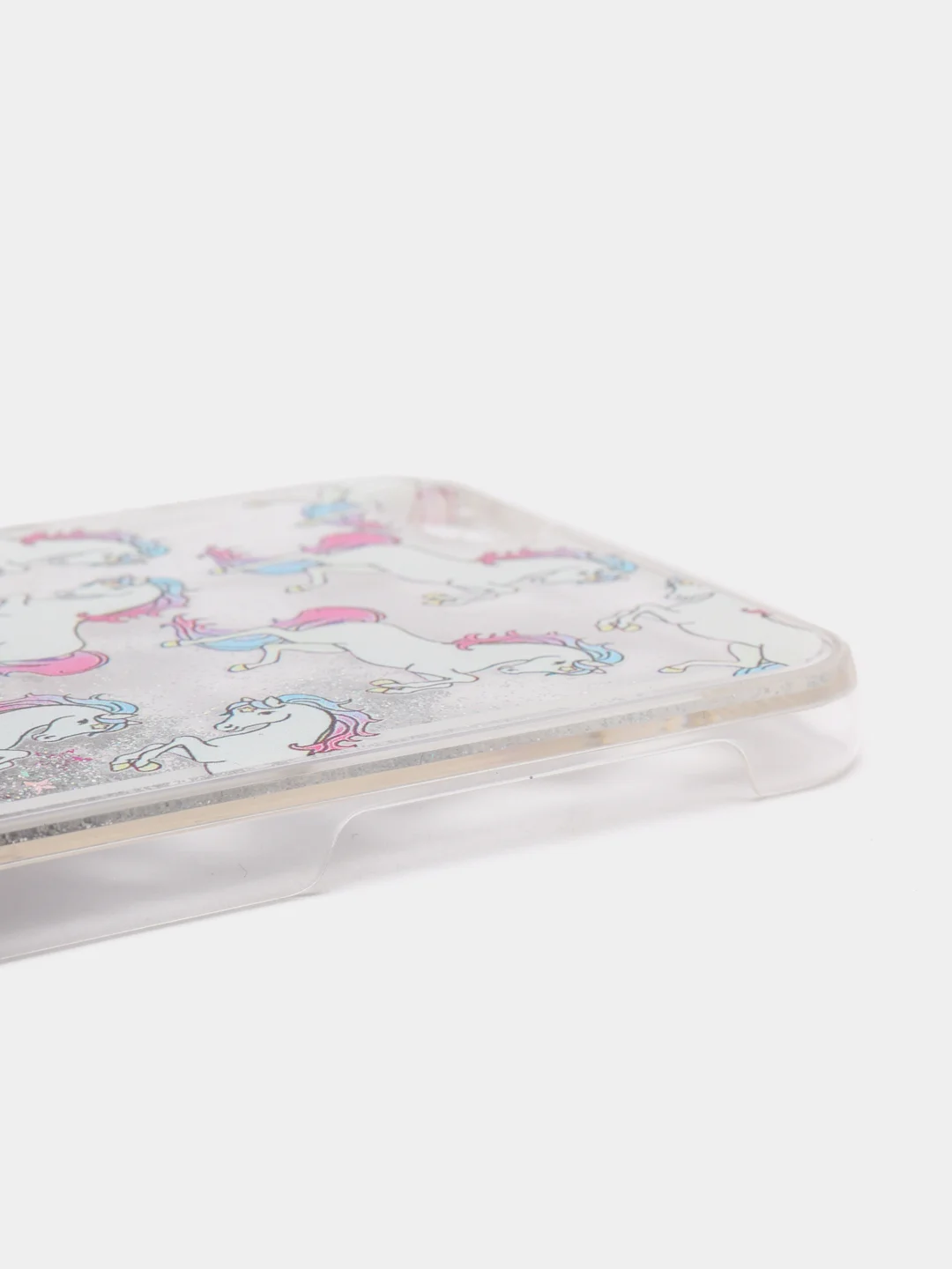 Голубой чехол для iPhone 6/6 Plus, 7-8/7-8 Plus "Блёстки"