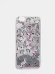 Голубой чехол для iPhone 6/6 Plus, 7-8/7-8 Plus "Блёстки"