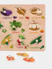 Деревянные вкладыши Овощи (30*20см)