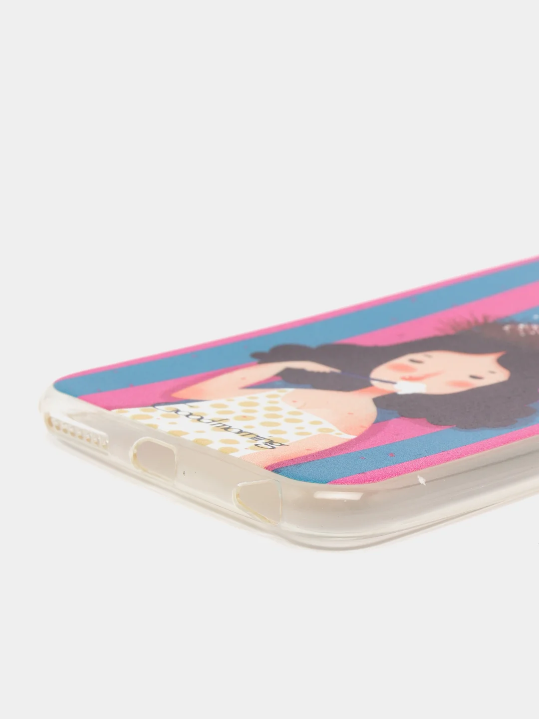Фуксия чехол для iPhone 6/6plus, 7-8/7-8plus "Принты"