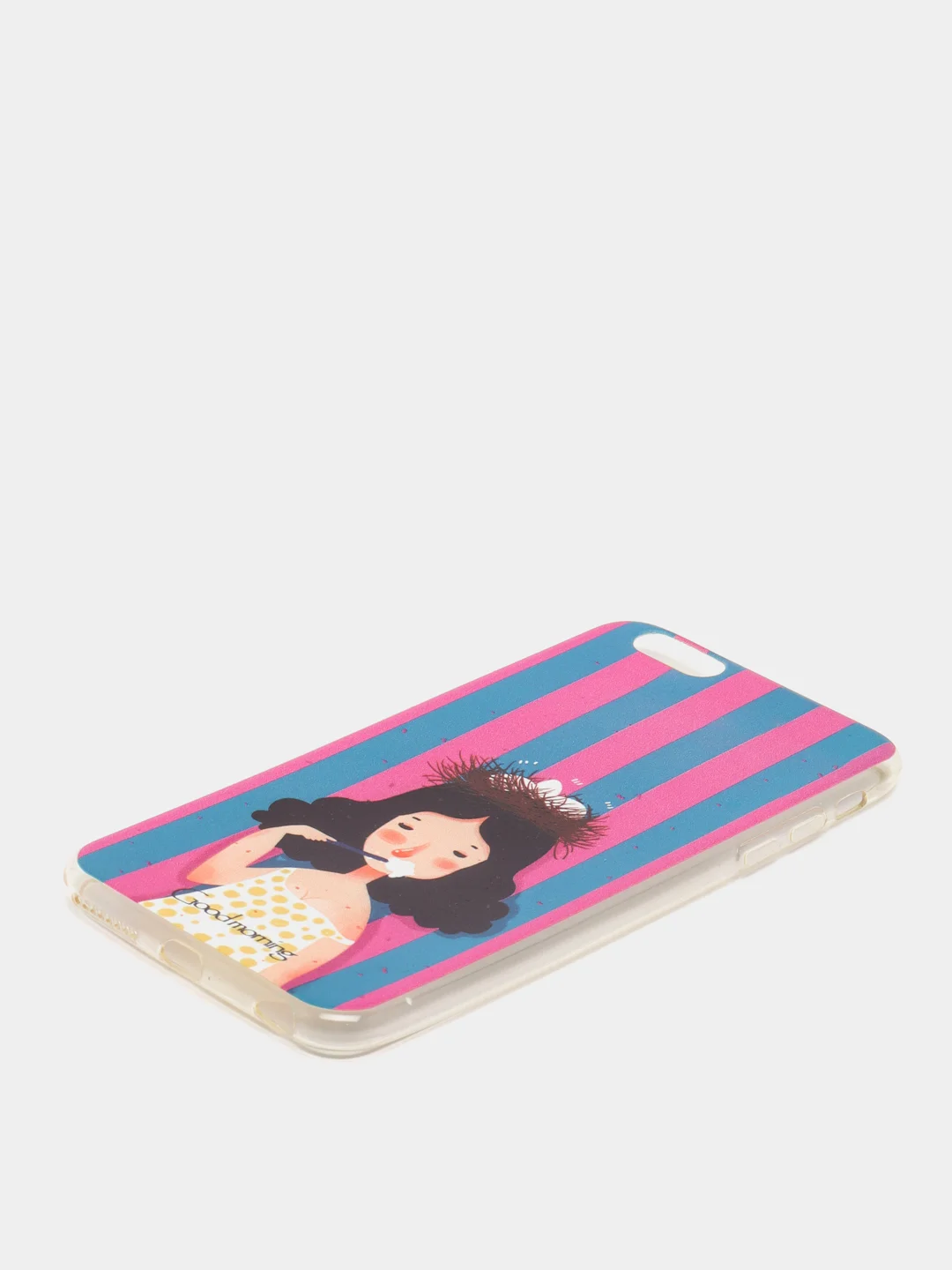 Фуксия чехол для iPhone 6/6plus, 7-8/7-8plus "Принты"