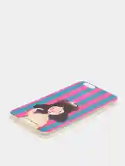Фуксия чехол для iPhone 6/6plus, 7-8/7-8plus "Принты"