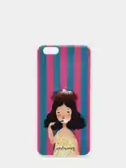 Фуксия чехол для iPhone 6/6plus, 7-8/7-8plus "Принты"
