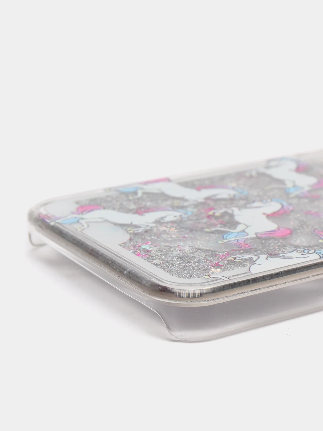 Голубой чехол для iPhone 6/6 Plus, 7-8/7-8 Plus "Блёстки"