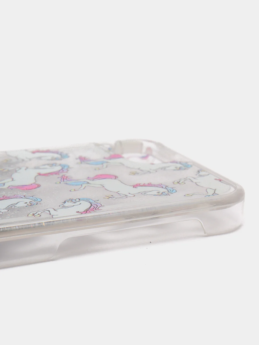 Голубой чехол для iPhone 6/6 Plus, 7-8/7-8 Plus "Блёстки"
