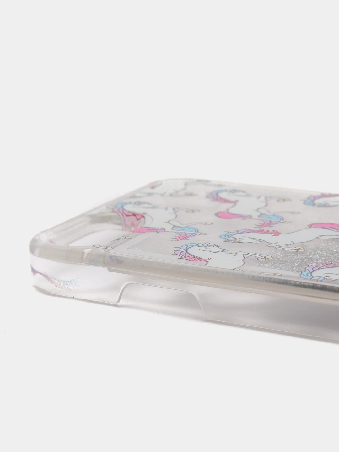 Голубой чехол для iPhone 6/6 Plus, 7-8/7-8 Plus "Блёстки"